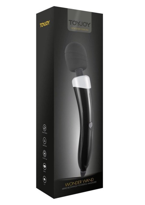 Wonder Wand Massager Black TOYJOY Wonder Wand Massager Black TOYJOY