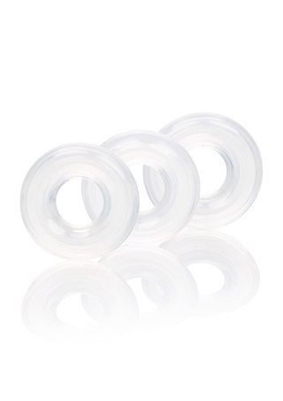 3 Stacker Rings Transparent CalExotics