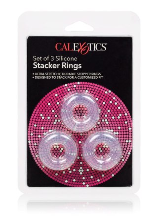 3 Stacker Rings Transparent CalExotics