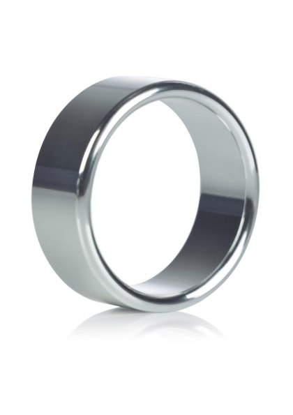 CalExotics Alloy Metallic Ring - metalowy pierścień na penisa, L
