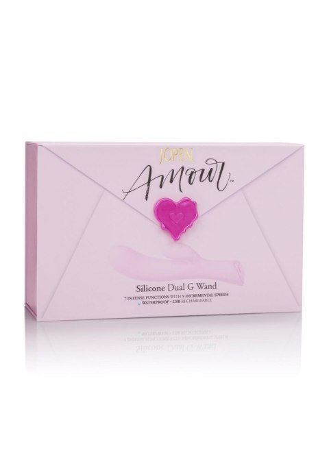 Amour Silicone Dual G Wand Pink JOPEN Amour Silicone Dual G Wand Pink JOPEN