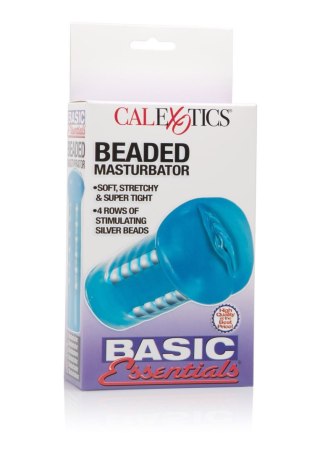 BasicEssentials Beaded Mastrub Blue CalExotics