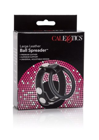 Large Leather Ball Spreader Black CalExotics