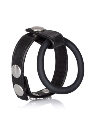 Medium Leather Ball Spreader Black CalExotics