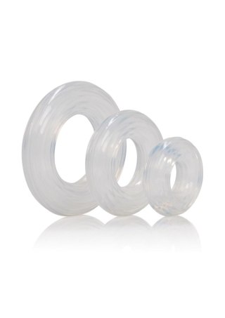 Premium Silicone Ring Set Transparent CalExotics