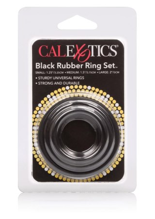 Rubber Ring - 3 Piece Set Black CalExotics
