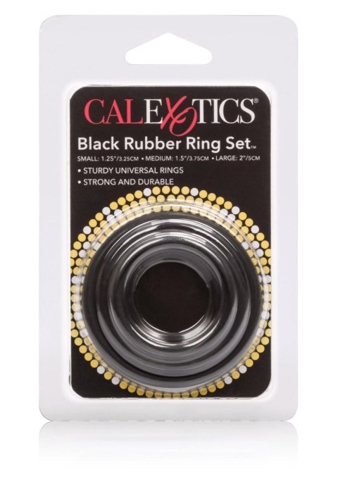 Rubber Ring - 3 Piece Set Black CalExotics Rubber Ring - 3 Piece Set Black CalExotics