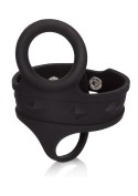 Silicone 3-Snap Ball Spreader Black CalExotics Silicone 3-Snap Ball Spreader Black CalExotics
