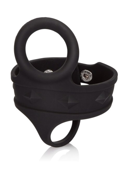Silicone 3-Snap Ball Spreader Black CalExotics Silicone 3-Snap Ball Spreader Black CalExotics