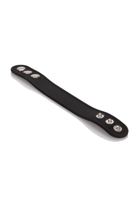 Silicone 3-Snap Erection Ring Black CalExotics Silicone 3-Snap Erection Ring Black CalExotics