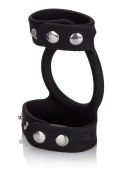 Silicone Tri-Snap C & B Cage Black CalExotics Silicone Tri-Snap C & B Cage Black CalExotics