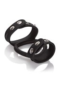 Silicone Tri-Snap C & B Cage Black CalExotics Silicone Tri-Snap C & B Cage Black CalExotics