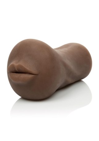 Stroke It Mouth Brown skin tone CalExotics