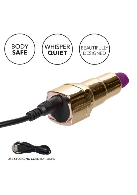 Bad Bitch Lipstick Vibrator Gold CalExotics Bad Bitch Lipstick Vibrator Gold CalExotics
