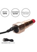 Mini Podróżny Wibrator - Hide & Play Lipstick Recharge Red