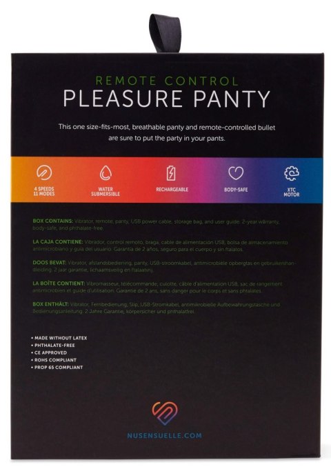 Remote Control Pleasure Panty White Nu Sensuelle Remote Control Pleasure Panty White Nu Sensuelle