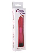 Crystal Ladyfinger Vibrator Pink Seven Creations Crystal Ladyfinger Vibrator Pink Seven Creations