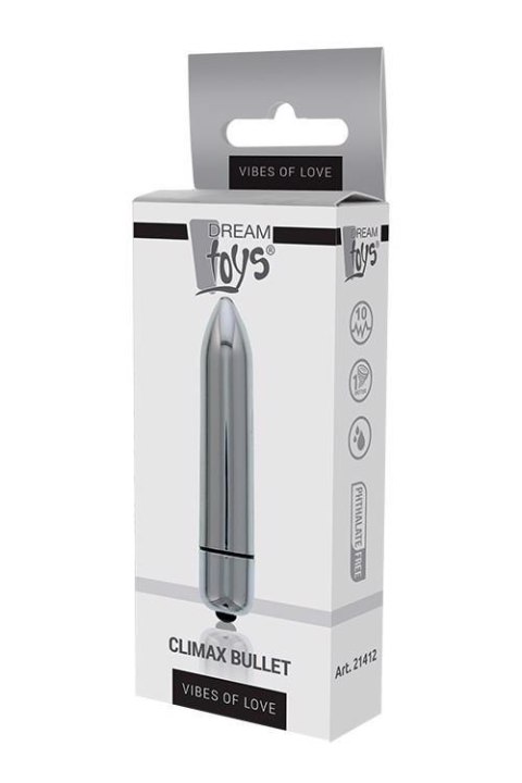 VIBES OF LOVE 10-SPEED CLIMAX BULLET SIL Dream Toys VIBES OF LOVE 10-SPEED CLIMAX BULLET SIL Dream Toys