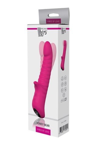 VIBES OF LOVE HONEY BEAR MAGENTA Dream Toys