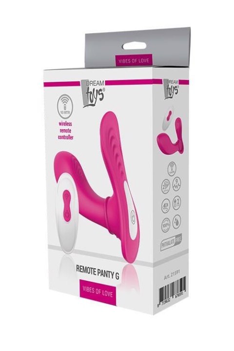 VIBES OF LOVE REMOTE PANTY G MAGENTA Dream Toys VIBES OF LOVE REMOTE PANTY G MAGENTA Dream Toys
