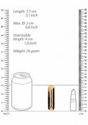 10 Speed Rechargeable Bullet - Gold Be Good Tonight 10 Speed Rechargeable Bullet - Gold Be Good Tonight