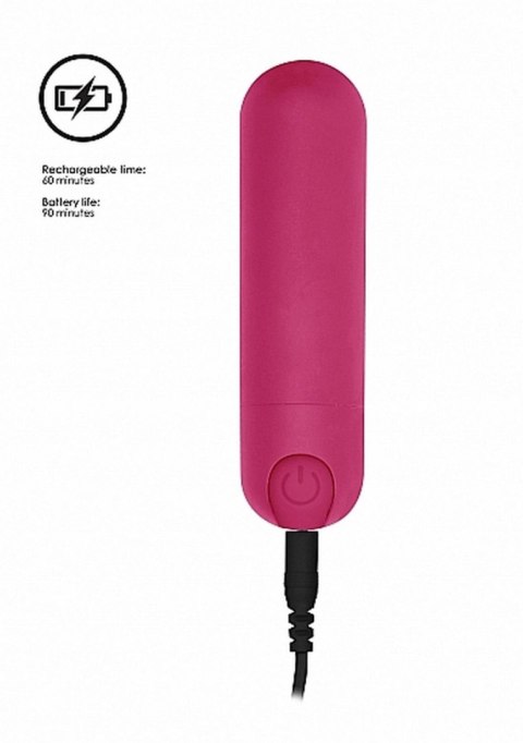 10 Speed Rechargeable Bullet - Pink Be Good Tonight 10 Speed Rechargeable Bullet - Pink Be Good Tonight