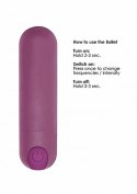 10 Speed Rechargeable Bullet - Purple Be Good Tonight 10 Speed Rechargeable Bullet - Purple Be Good Tonight