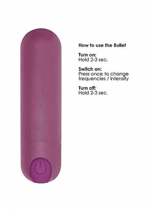 10 Speed Rechargeable Bullet - Purple Be Good Tonight 10 Speed Rechargeable Bullet - Purple Be Good Tonight