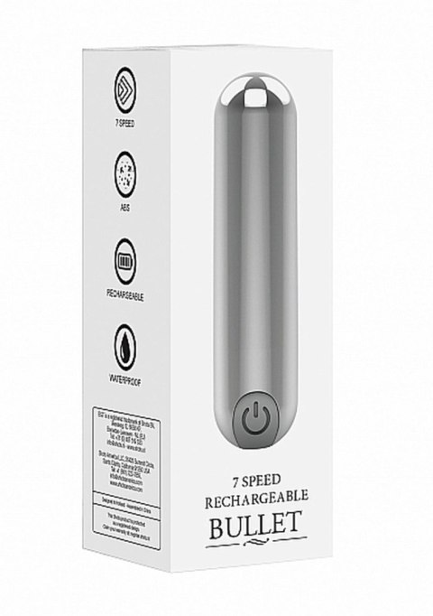10 Speed Rechargeable Bullet - Silver Be Good Tonight 10 Speed Rechargeable Bullet - Silver Be Good Tonight
