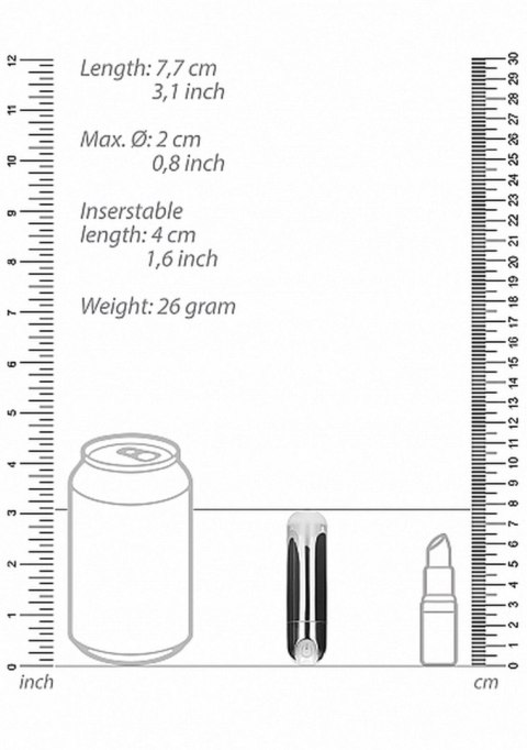 10 Speed Rechargeable Bullet - Silver Be Good Tonight 10 Speed Rechargeable Bullet - Silver Be Good Tonight