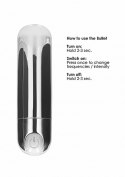 10 Speed Rechargeable Bullet - Silver Be Good Tonight 10 Speed Rechargeable Bullet - Silver Be Good Tonight