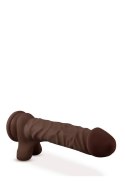 DR. SKIN PLUS 9 INCH POSABLE DILDO WITH BALLS CHOCOLATE Blush DR. SKIN PLUS 9 INCH POSABLE DILDO WITH BALLS CHOCOLATE Blush