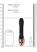 Heating Rabbit Vibrator - Opulent - Black Elegance Heating Rabbit Vibrator - Opulent - Black Elegance