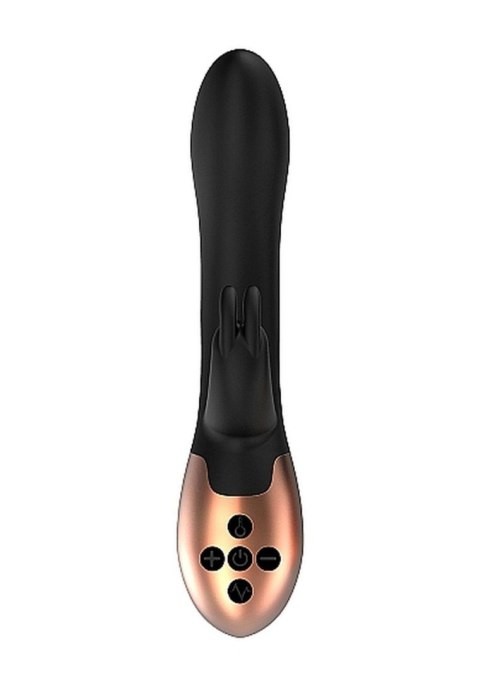 Heating Rabbit Vibrator - Opulent - Black Elegance Heating Rabbit Vibrator - Opulent - Black Elegance