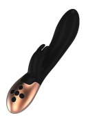 Heating Rabbit Vibrator - Opulent - Black Elegance Heating Rabbit Vibrator - Opulent - Black Elegance