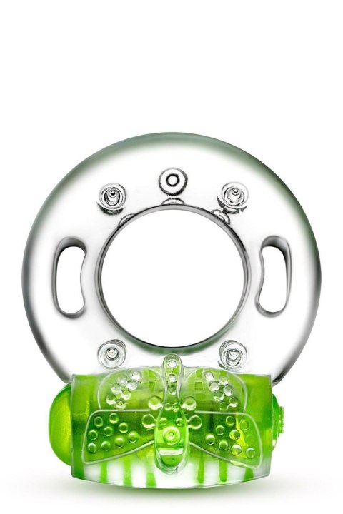 PLAY WITH ME AROUSER VIBRATING C-RING GREEN Blush PLAY WITH ME AROUSER VIBRATING C-RING GREEN Blush