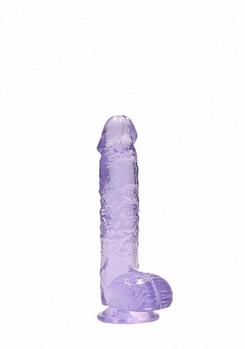 6"" / 15 cm Realistic Dildo With Balls - Purple RealRock 6"" / 15 cm Realistic Dildo With Balls - Purple RealRock