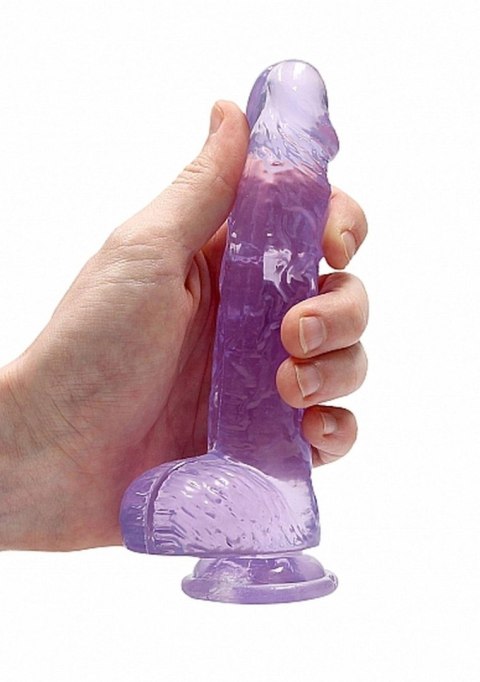 6"" / 15 cm Realistic Dildo With Balls - Purple RealRock 6"" / 15 cm Realistic Dildo With Balls - Purple RealRock