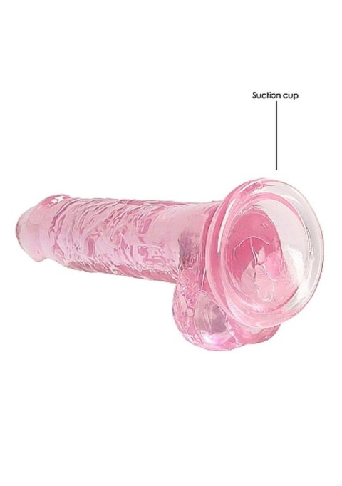 7"" / 18 cm Realistic Dildo With Balls - Pink RealRock 7"" / 18 cm Realistic Dildo With Balls - Pink RealRock