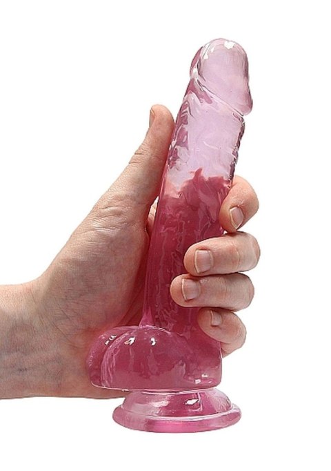 7"" / 18 cm Realistic Dildo With Balls - Pink RealRock 7"" / 18 cm Realistic Dildo With Balls - Pink RealRock