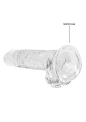7"" / 18 cm Realistic Dildo With Balls - Transparent RealRock 7"" / 18 cm Realistic Dildo With Balls - Transparent RealRock