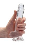 7"" / 18 cm Realistic Dildo With Balls - Transparent RealRock 7"" / 18 cm Realistic Dildo With Balls - Transparent RealRock
