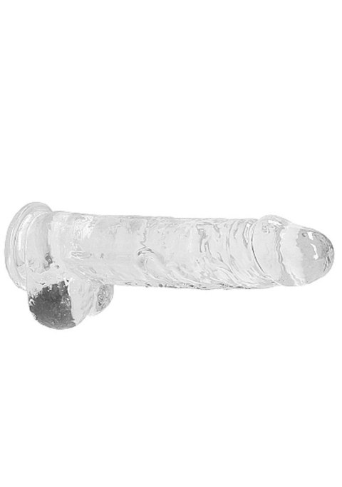 9"" / 23 cm Realistic Dildo With Balls - Transparent RealRock 9"" / 23 cm Realistic Dildo With Balls - Transparent RealRock