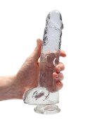 9"" / 23 cm Realistic Dildo With Balls - Transparent RealRock 9"" / 23 cm Realistic Dildo With Balls - Transparent RealRock