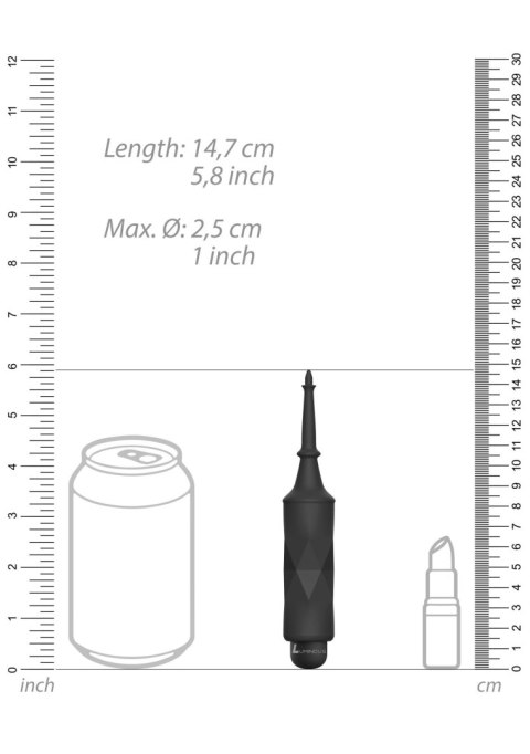 Circe - ABS Bullet With Sleeve - 10-Speeds - Black Luminous Circe - ABS Bullet With Sleeve - 10-Speeds - Black Luminous