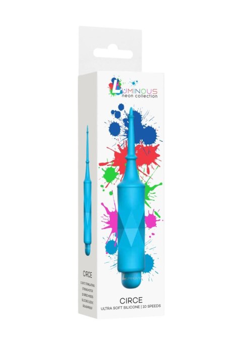 Circe - ABS Bullet With Sleeve - 10-Speeds - Turqiose Luminous Circe - ABS Bullet With Sleeve - 10-Speeds - Turqiose Luminous