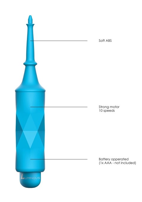 Circe - ABS Bullet With Sleeve - 10-Speeds - Turqiose Luminous Circe - ABS Bullet With Sleeve - 10-Speeds - Turqiose Luminous