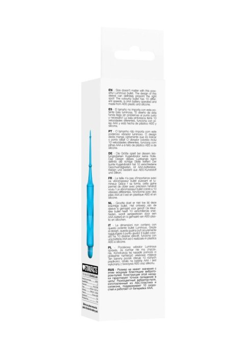 Circe - ABS Bullet With Sleeve - 10-Speeds - Turqiose Luminous Circe - ABS Bullet With Sleeve - 10-Speeds - Turqiose Luminous