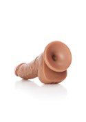 Curved Realistic Dildo Balls Suction Cup - 6""""/ 15,5 cm RealRock Curved Realistic Dildo Balls Suction Cup - 6""""/ 15,5 cm RealRock