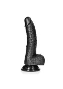 Curved Realistic Dildo Balls Suction Cup - 7""""/ 18 cm RealRock Curved Realistic Dildo Balls Suction Cup - 7""""/ 18 cm RealRock